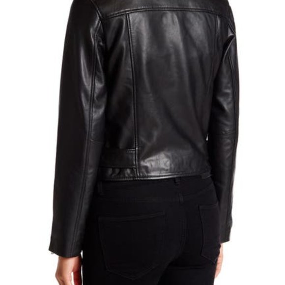 Walter Baker Allison Leather Moto Jacket S - Picture 8 of 8